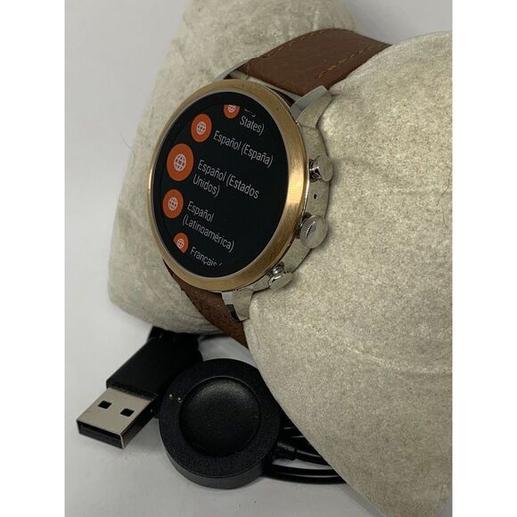 Fossil Gen 4 Authentic Digital Dial Smart Watch Custom Band FTW6016 ZA334 - Picture 3 of 12